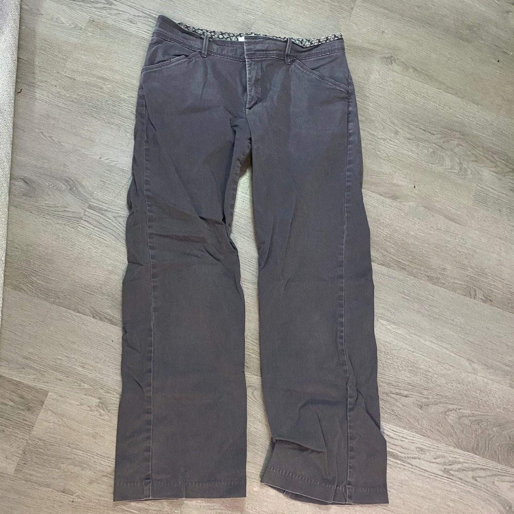 Lee Straight Leg Pants Womens‎ 12 Medium Grey Chino pants
